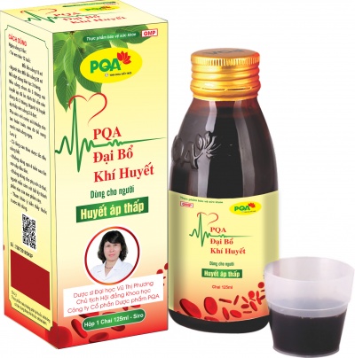 PQA Đại Bổ Khí Huyết - Dùng cho người huyết áp thấp PQA Đại Bổ Khí Huyết - Dùng cho người huyết áp thấp